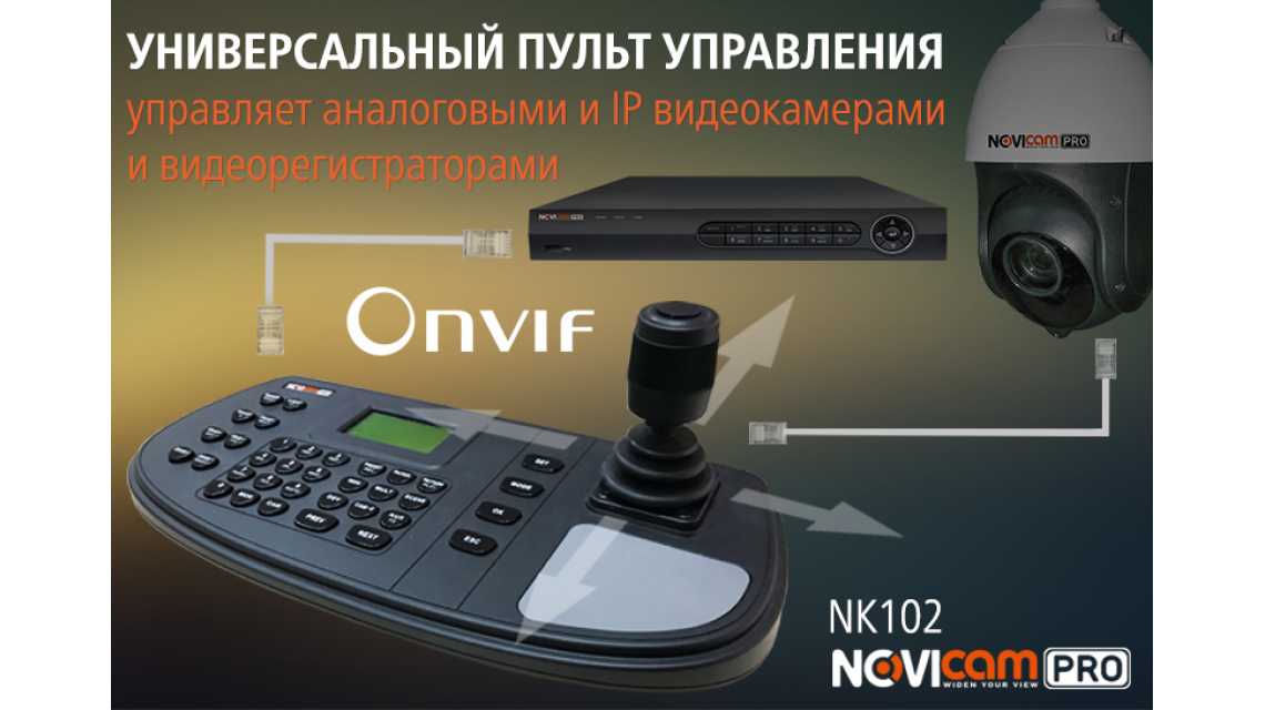 В наличии на складе долгожданная новинка – пульт управления поворотными камерами Novicam NK102