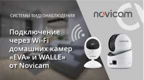 Видеоинструкция по подключению через Wi-Fi домашних камер «EVA» и WALLE»