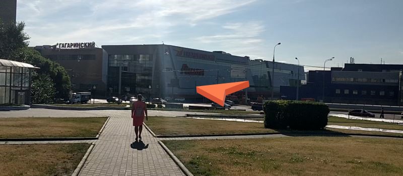 Как пройти от м. Площадь Гагарина (МЦК)